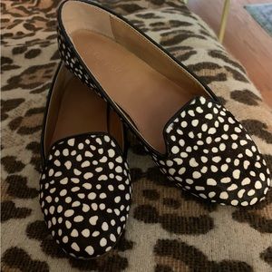 FREE SHIPPING J CREW Women’s Size 6.5, Cora Leopard Calf Hair EUC